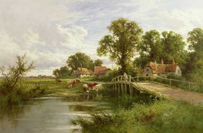 On the Thames near Marlow by Henry Parker